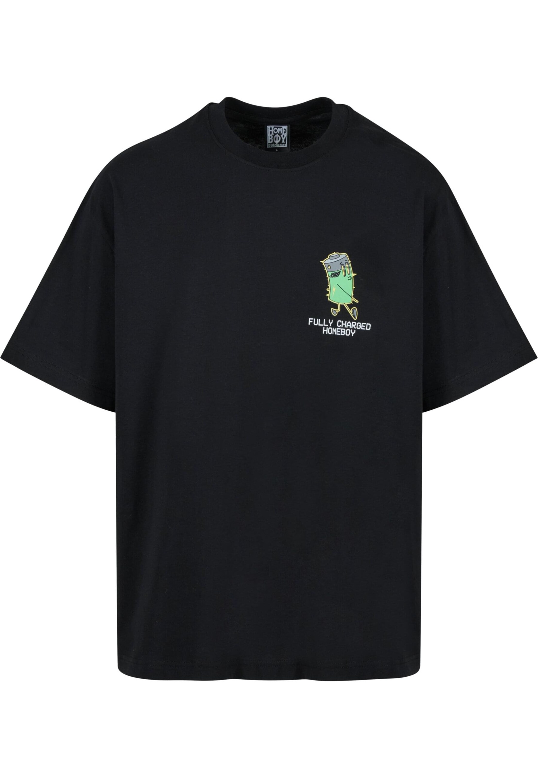 HOMEBOY - Camiseta en negro: frente