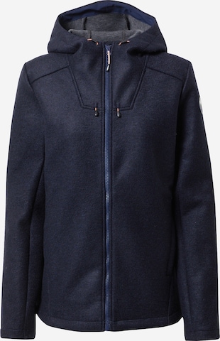 Maloja Athletic Fleece Jacket 'Dandelion' in Blue: front