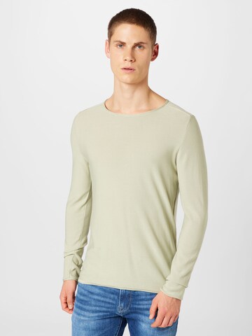 DRYKORN Sweater 'RIK' in Green: front