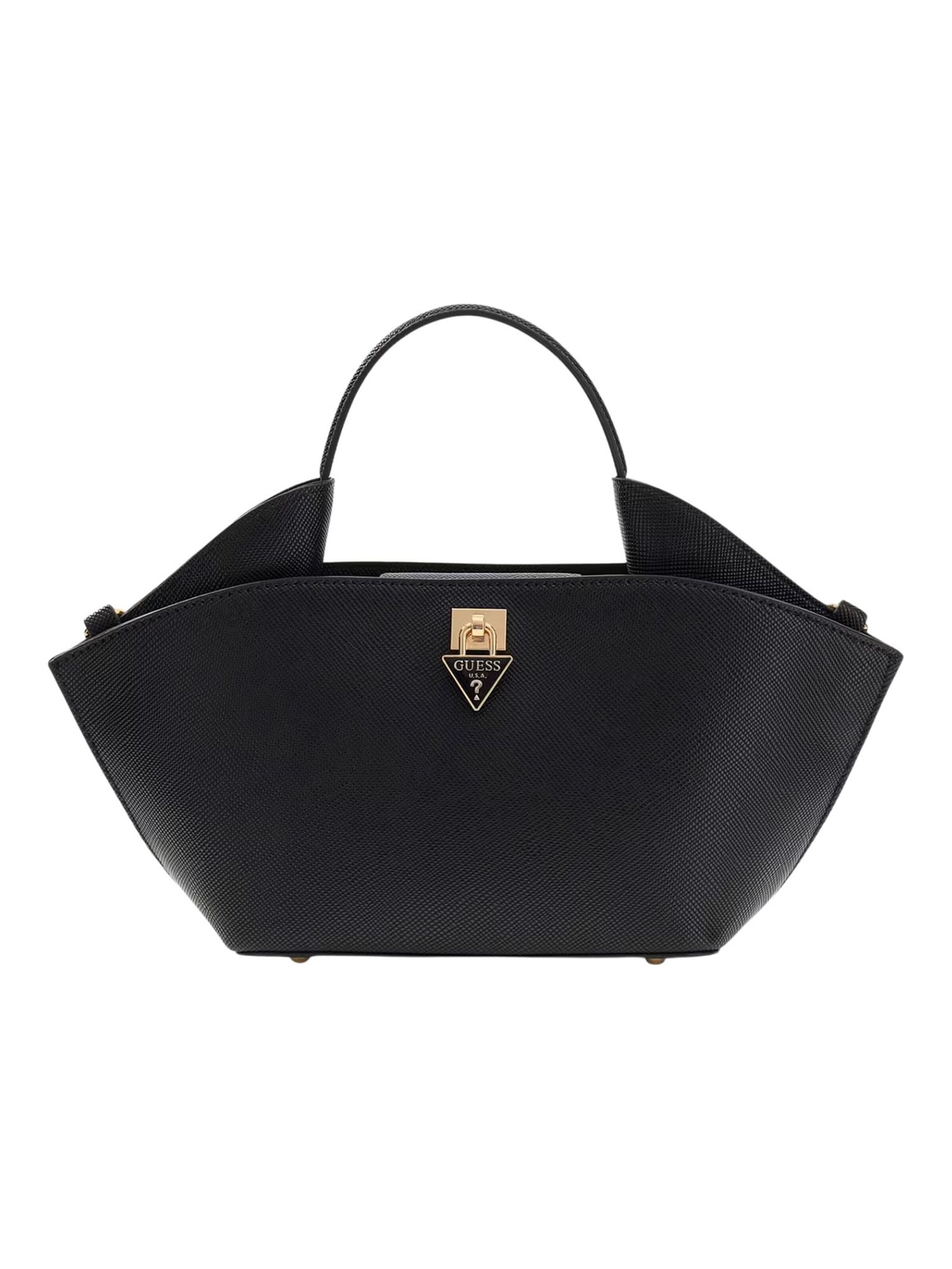 Shopper 'Guess Borsa Patsie Mini tote' di GUESS in nero: frontale