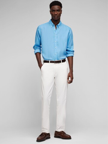 HECHTER PARIS Regular Fit Hemd in Blau