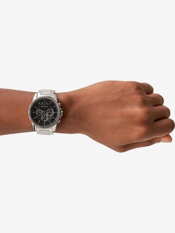 ARMANI EXCHANGE Analoog horloge in Zilver: voorkant