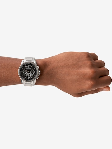 ARMANI EXCHANGE Analoog horloge in Zilver: voorkant