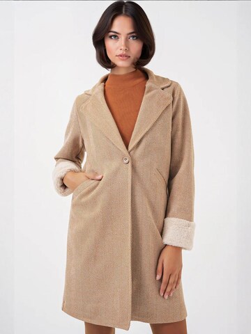 Bigdart Tussenmantel in Bruin: voorkant