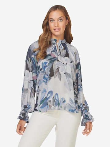 heine Blouse in Blauw: voorkant