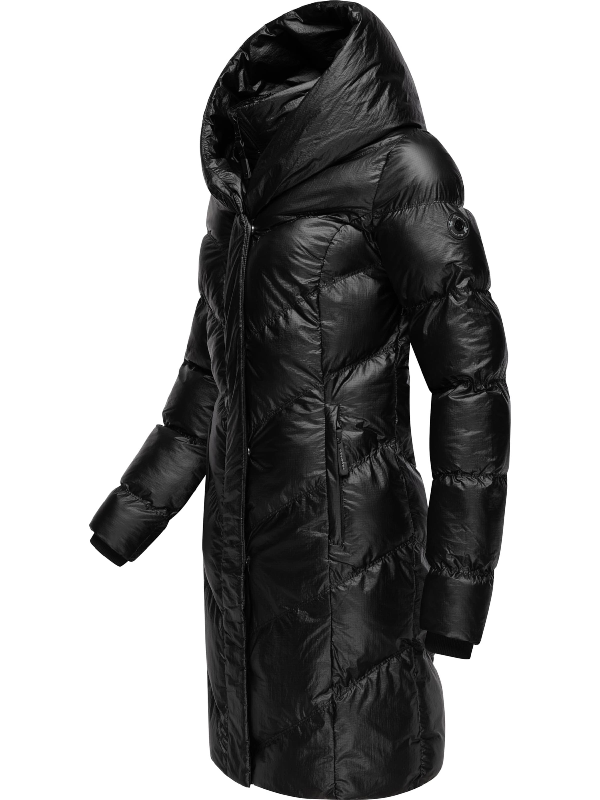 Palton funcțională 'Natalka' de la Ragwear pe negru