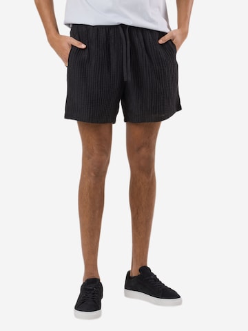 Regular Pantalon 'Resort' Denim Factory en noir : devant