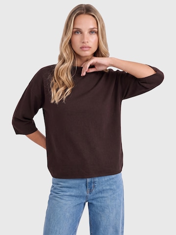 APART Pullover in Braun: Vorderseite