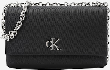 Calvin Klein Jeans - Mala de ombro em preto: frente