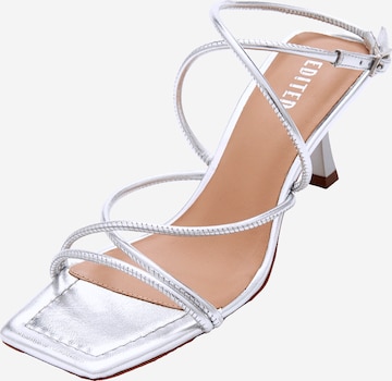 EDITED Sandalen 'Kareene' in Silber: predná strana