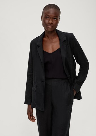 s.Oliver Blazer in Black: front