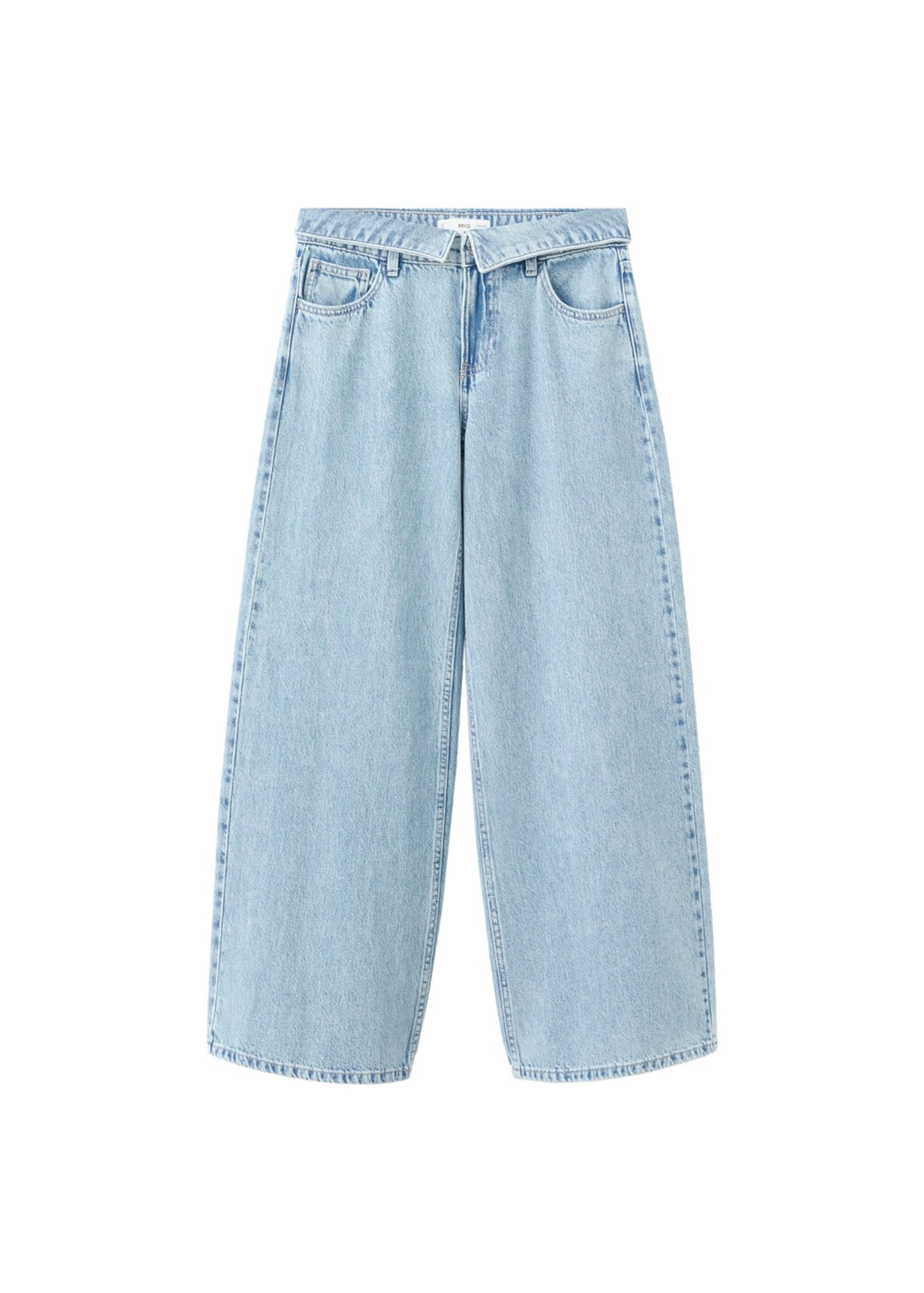 MANGO TEEN Wide leg Jeans 'Kylie' in Blue: front
