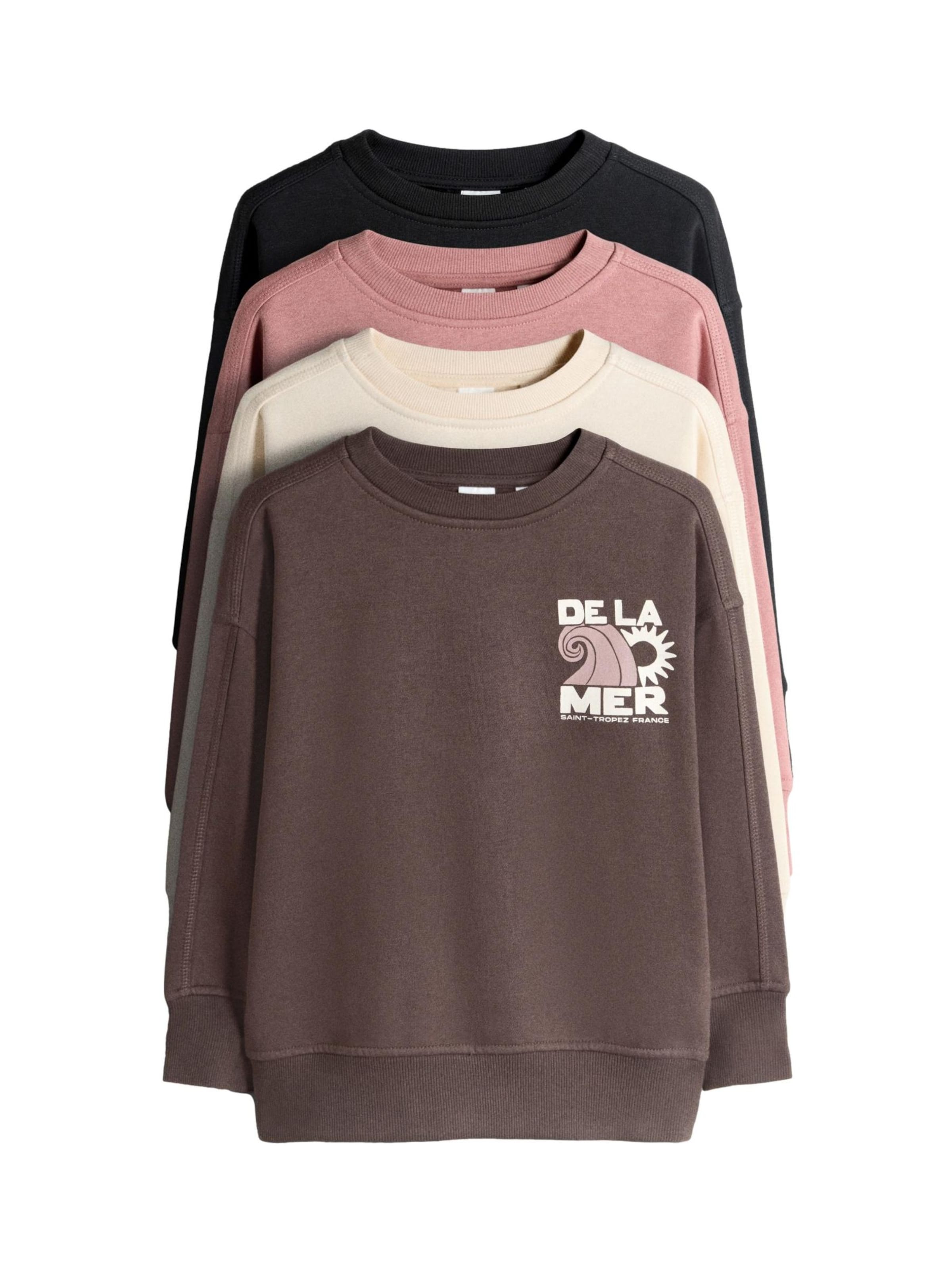 The Set Sweatshirt in Beige: Vorderseite
