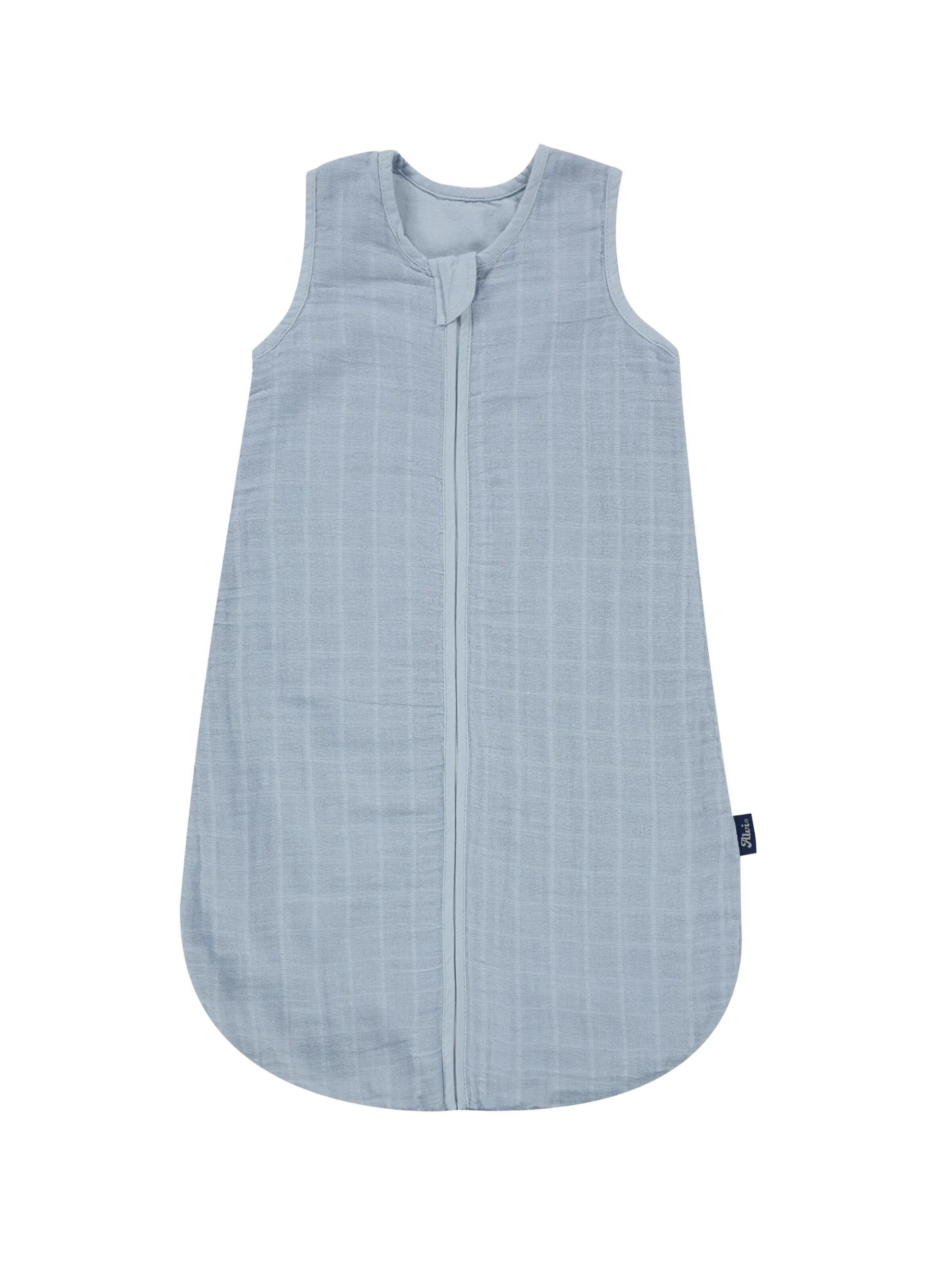 ALVI Sleeping Bag 'Schlafsack Mull-Schlafsack' in Blue: front