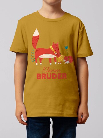 watabout.kids Shirt 'Fuchs Kleiner Bruder' in Geel