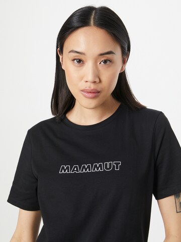 T-shirt fonctionnel MAMMUT en noir