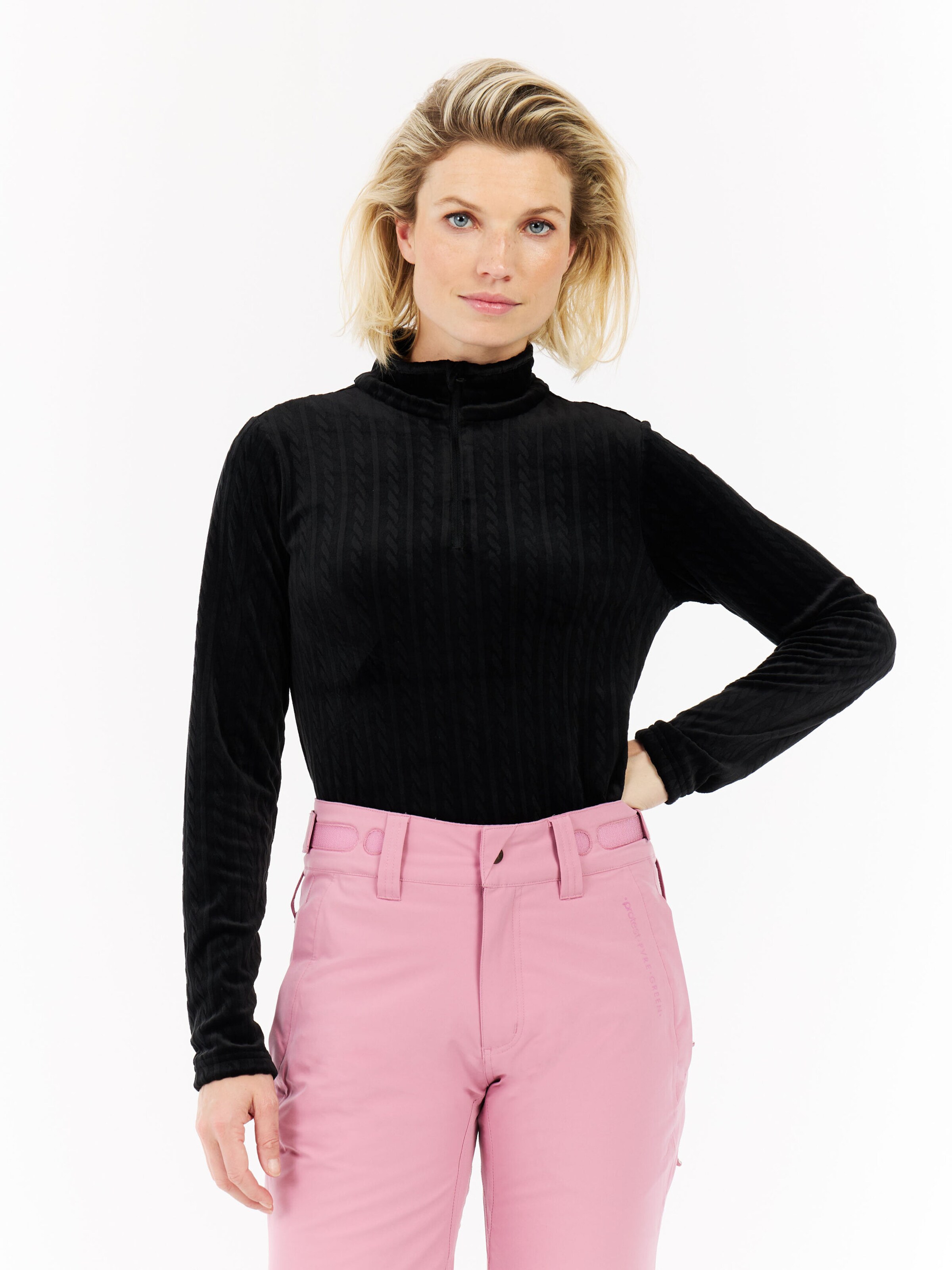 PROTEST Sportsweatshirt 'PRTGAIL'‌‌‌‌‌ in Schwarz: Vorderseite