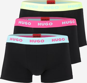 HUGO Red - Calzoncillo boxer en negro: frente