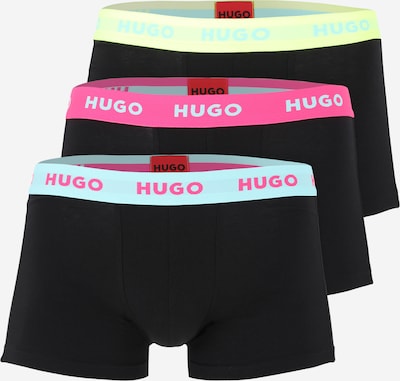 HUGO Red Calzoncillo boxer en azul claro / amarillo / rosa / negro, Vista del producto