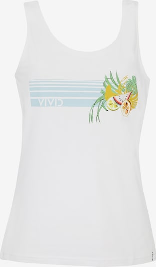 VIVID Toppi värissä savunsininen / sitruuna / ruohonvihreä / valkoinen, Tuotenäkymä