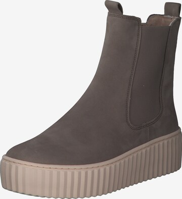 GABOR Chelsea Boots in Grey: front