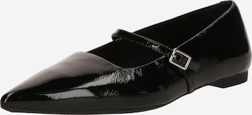 melns VAGABOND SHOEMAKERS Balerīnas ar siksniņu: no priekšpuses