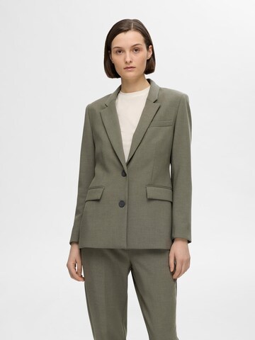 Blazer 'RITA CLASSIC' di SELECTED FEMME in verde: frontale