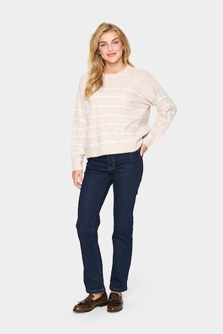 Pull-over 'Zylvier' SAINT TROPEZ en beige