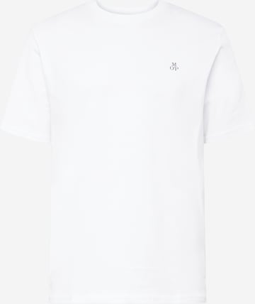 T-Shirt Marc O'Polo en blanc : devant