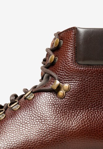 Henry Stevens Lace-Up Boots 'Barkley HB' in Brown