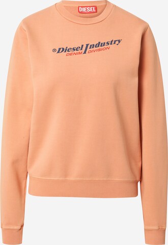 DIESEL Sweatshirt in Orange: front