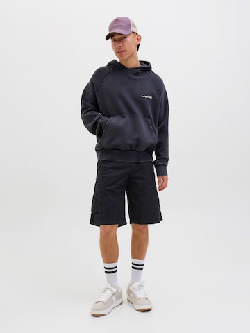 JACK & JONES Regular Cargobroek 'JWHZEUS' in Zwart