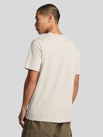 Lyle & Scott Shirt 'Tonal Eagle' in Beige