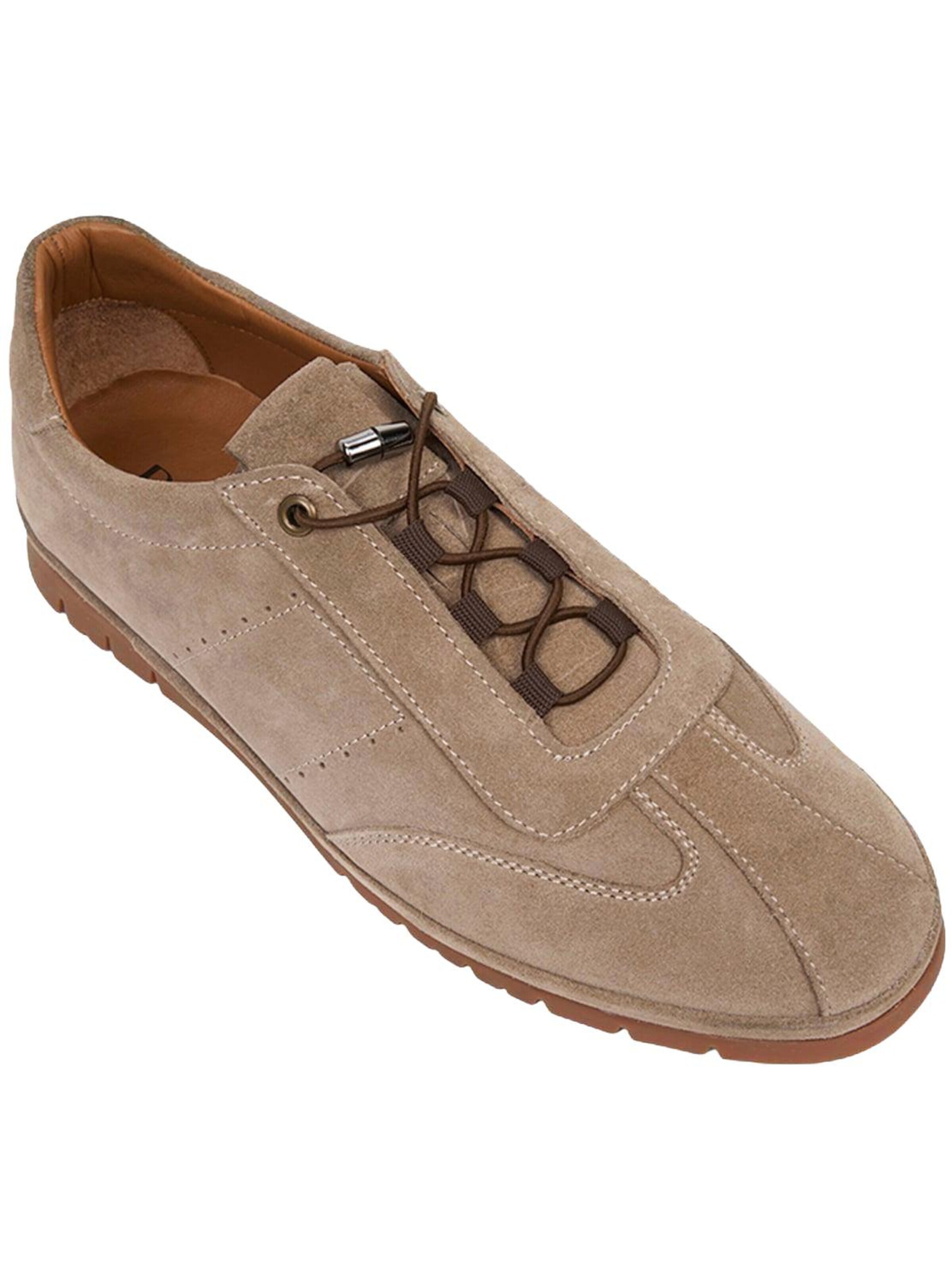 Chaussure basse 'Schnürschuhe' Desa en beige : devant