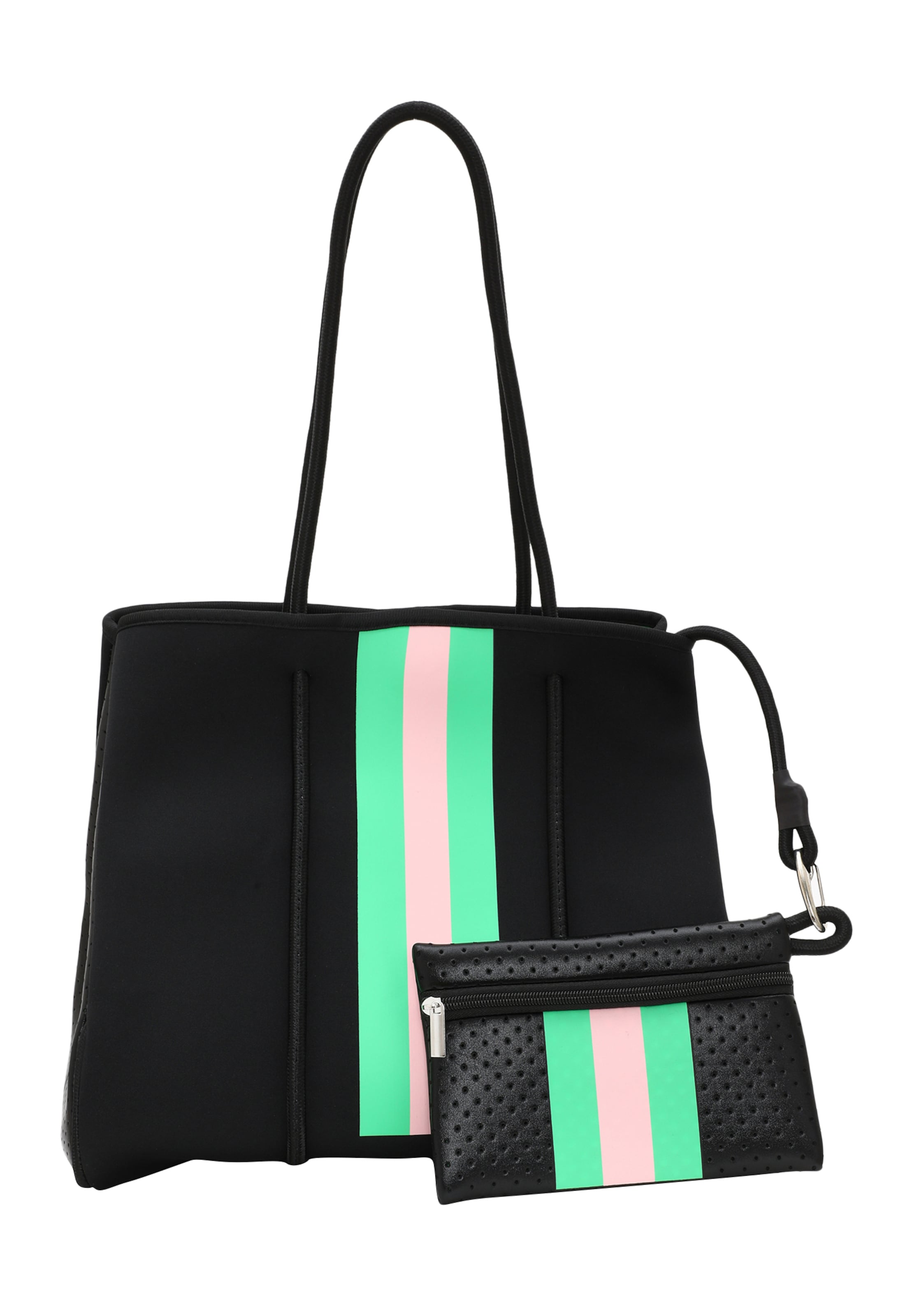faina Shopper in Black: front