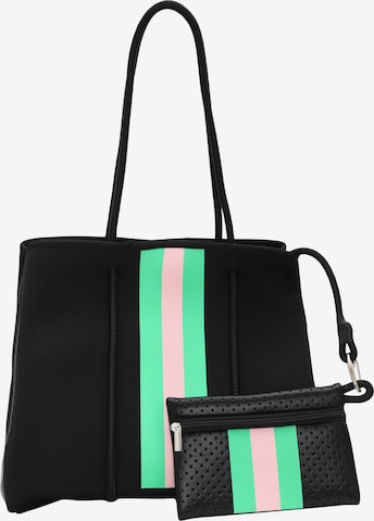 faina Shopper in Black: front