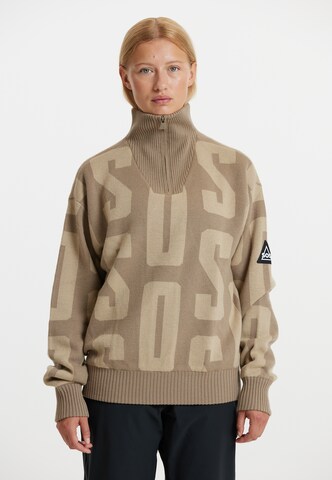 Pull-over de sport 'Verbier' SOS en marron