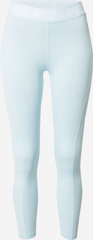 PUMA Skinny Workout Pants in Blue: front