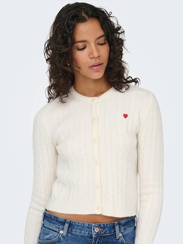 ONLY Knit cardigan 'ONLKatia' in White
