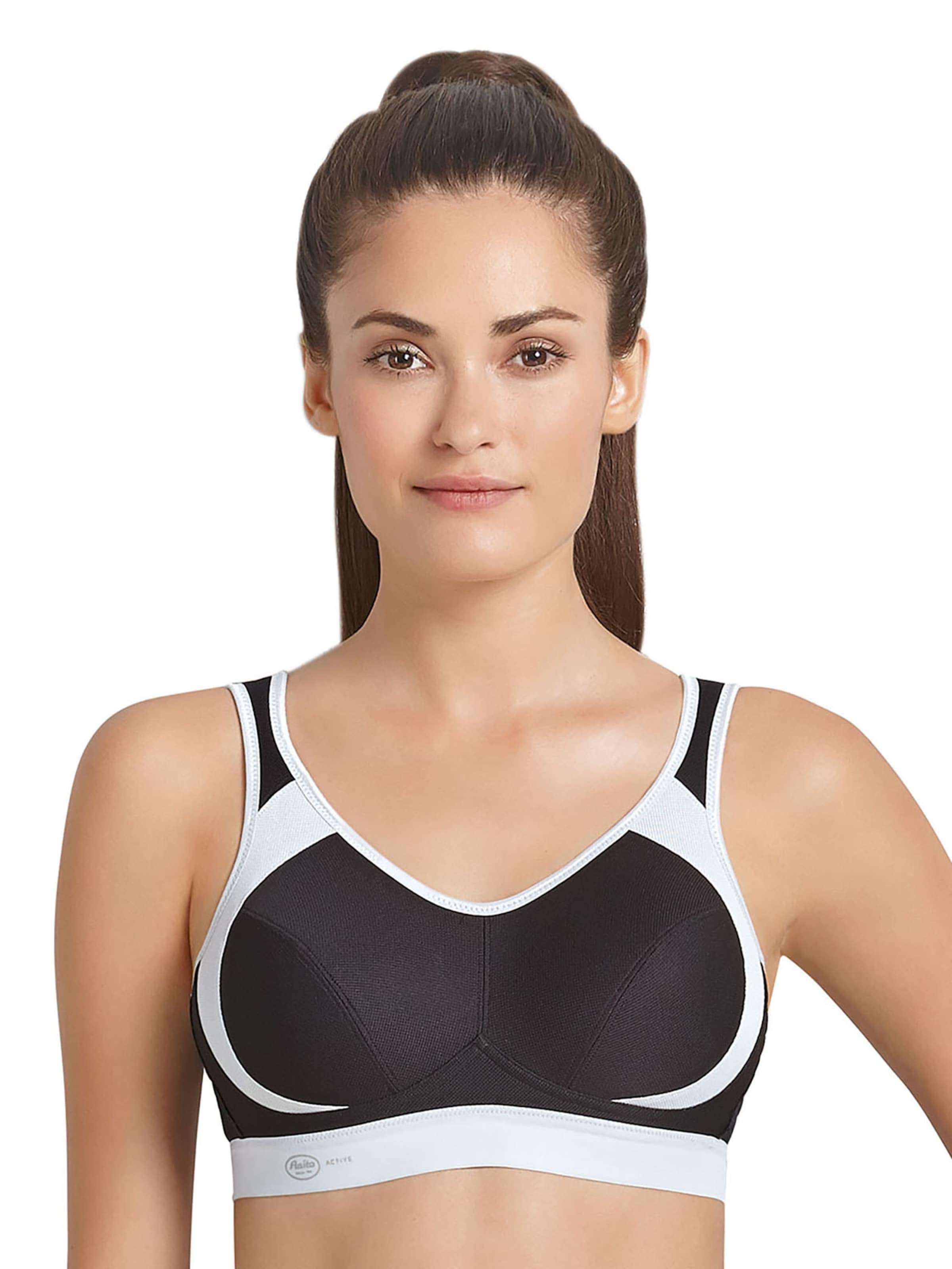 ANITA Bralette Bra 'extreme control' in Black: front