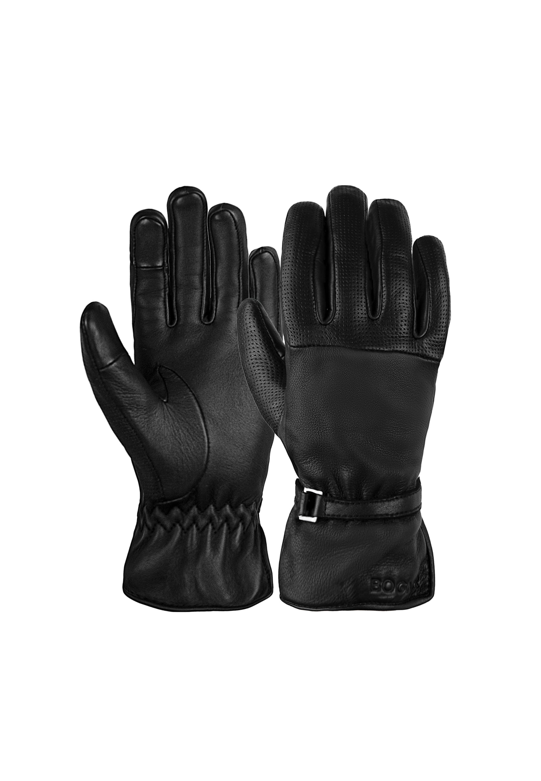 BOGNER Full finger gloves 'Tina' in Black: front