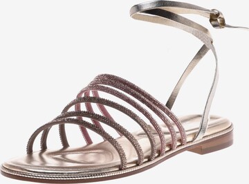 Baldinini Strap Sandals in Silver: front