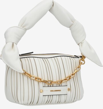 Karl Lagerfeld - Bolso de mano en blanco