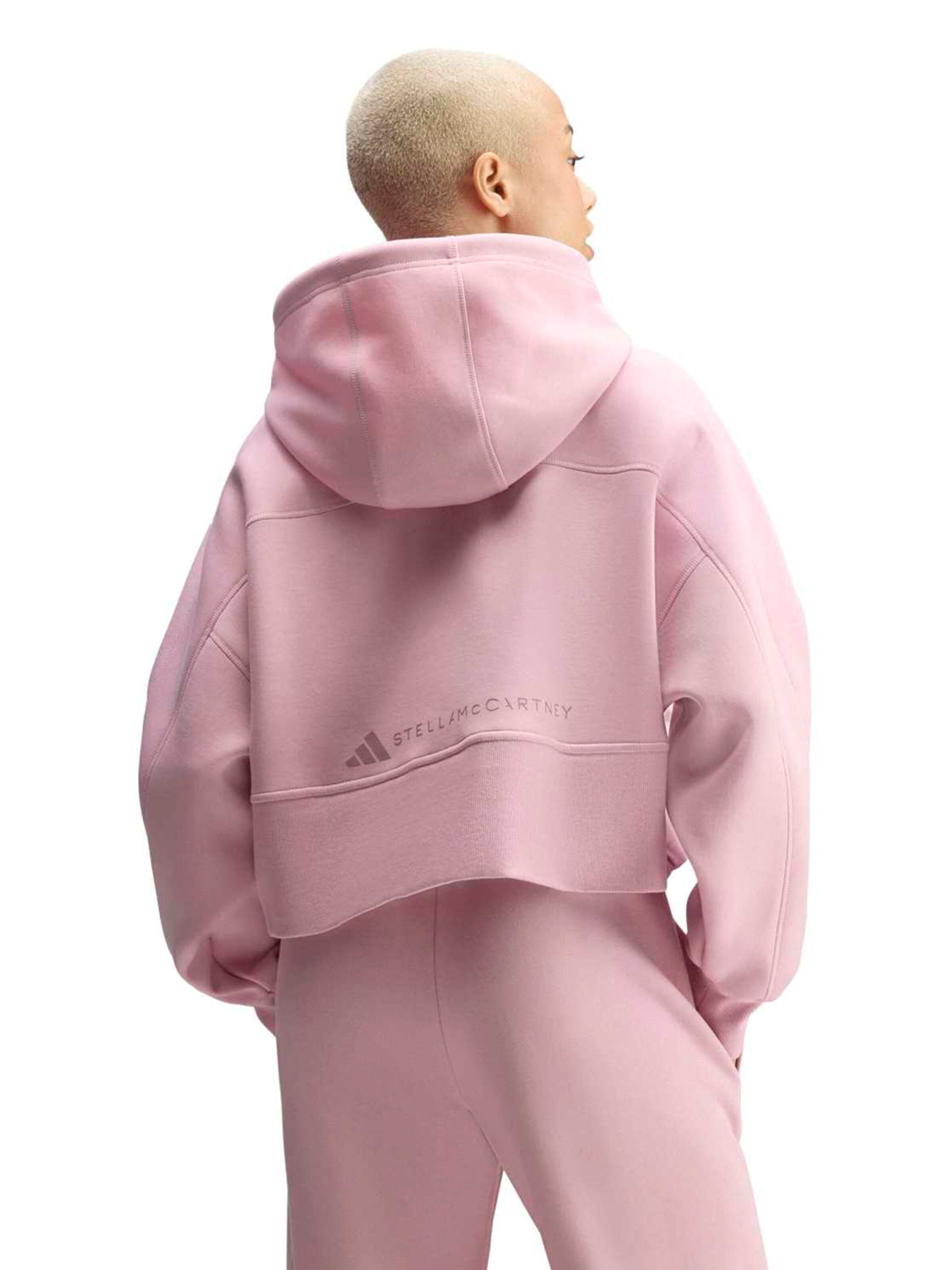 ADIDAS BY STELLA MCCARTNEY Športová mikina so zipsom - Ružová