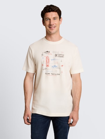 TOM TAILOR Shirt in White: front