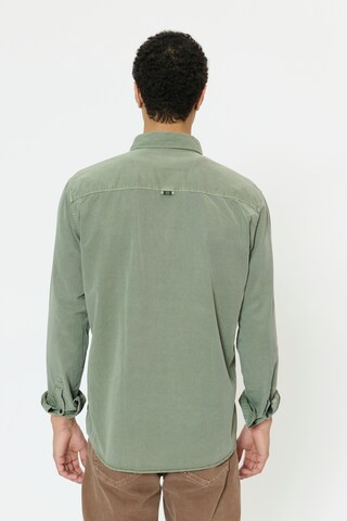 Matinique Regular fit Button Up Shirt 'MAchristaldo P Heritage' in Green