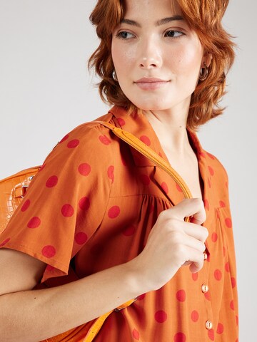 Camicia da donna 'Melos' di King Louie in arancione