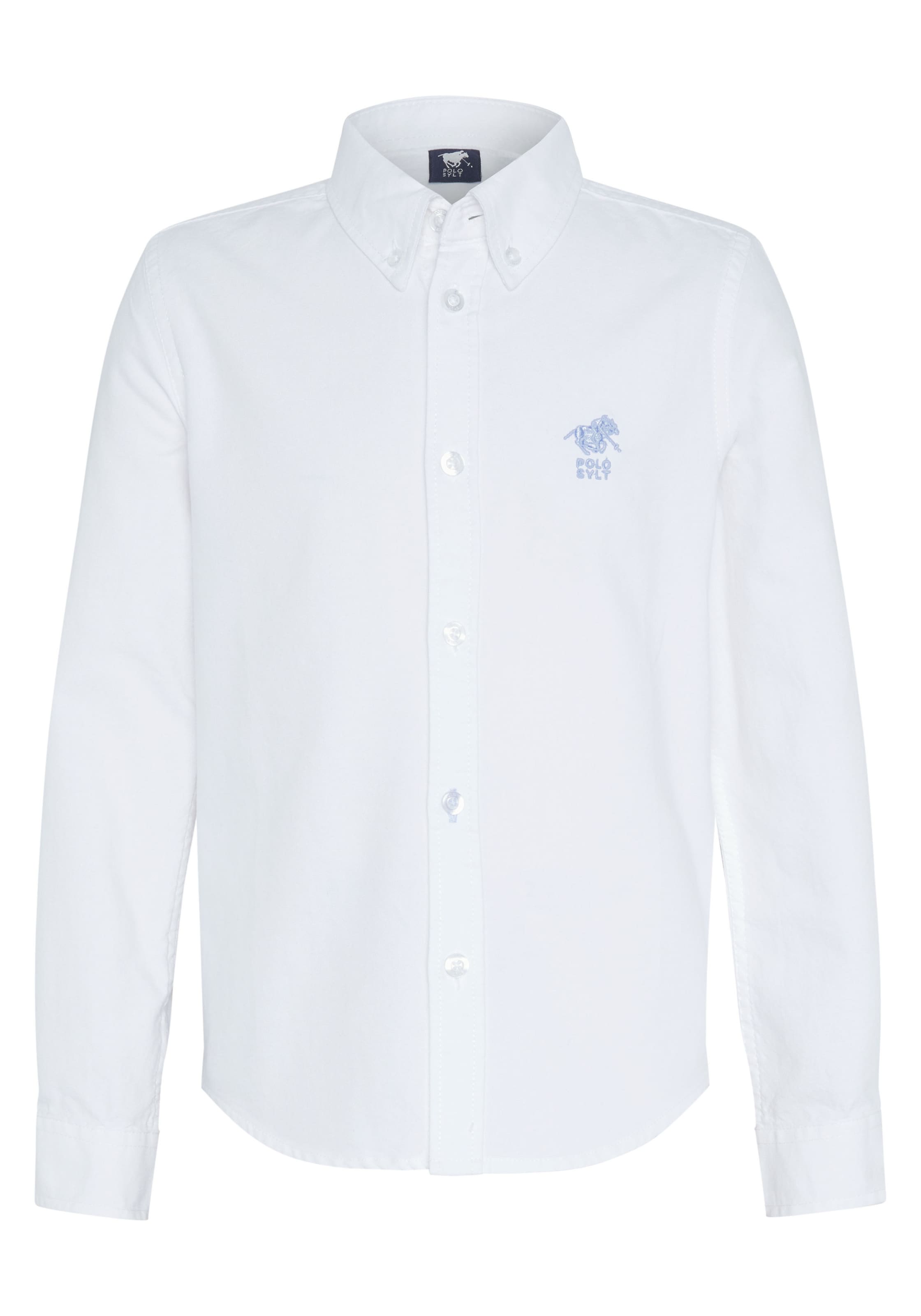 Polo Sylt Regular fit Button Up Shirt in White: front