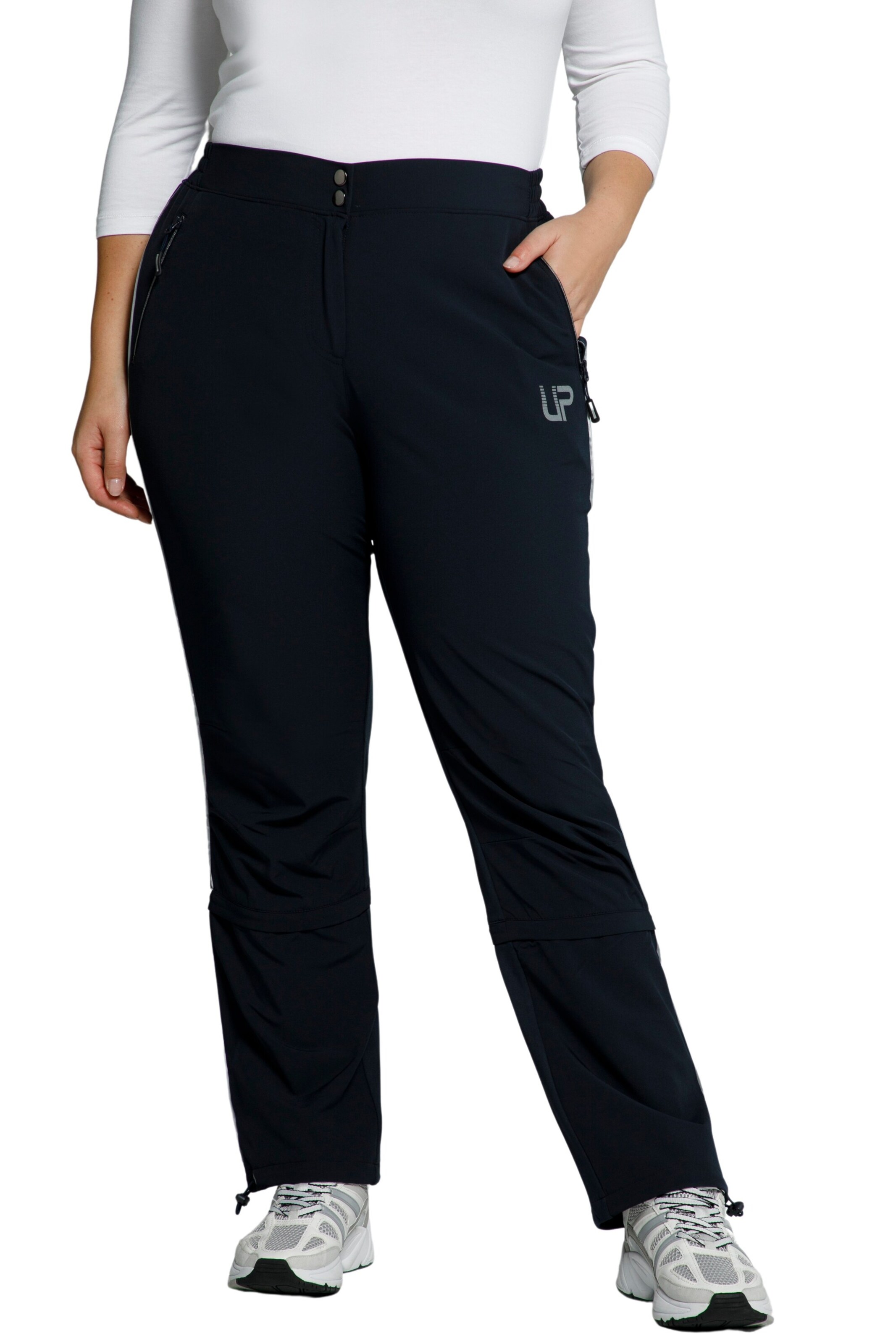 Ulla Popken Regular Hose in Blau: Vorderseite