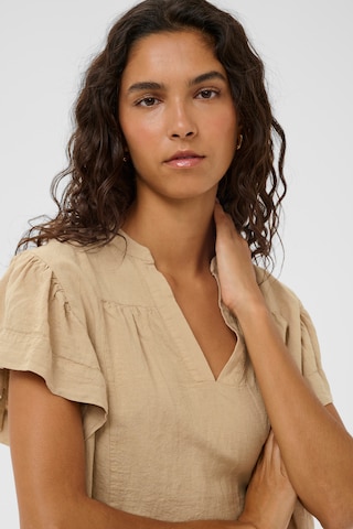 Chemisier 'Aria ' SOAKED IN LUXURY en beige